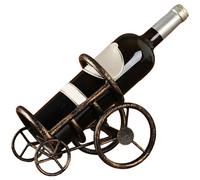 Triciclo in ferro stile vintage porta vino per elegante espositore bottiglie e a
