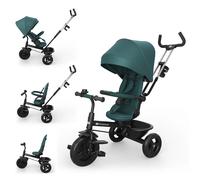 Triciclo Kinderkraft Aston 2 Plus Evolutivo Green 9 mesi-5 anni