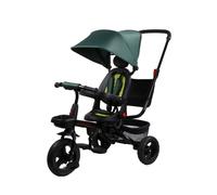 Triciclo My Way Passeggino per Bambini 105,5x52x99 cm Pieghevole Seggiolino Girevole Verde