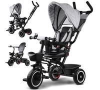 Triciclo per bambini 3 in 1 Tiny Bike - Grigio