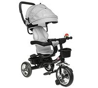 Triciclo per Bambini Bicicletta Equilibrio Sedile e Maniglia Regolabili4 IN 1 Triciclo per Bambini con Maniglia di Spinta per Genitori per 1-3 Anni Ragazzi Ragazze