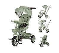 TRICICLO PER BAMBINI CHIPOLINO Marathon Pastel Green - per da 1-3 anni, sedile girevole