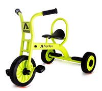 Triciclo per bambini per bambini dai 3 anni in su, ideale per parco giochi all'aperto e asilo nido, triciclo a pedale in metallo resistente, regalo per ragazzi e ragazze, robusto telaio in acciaio al