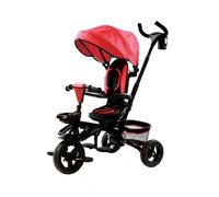Triciclo per Bambini, Pieghevole, Eta 1+ Anno, Ruota Anteriore e Due Posterio...