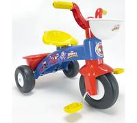 Triciclo Primi Passi per Bambini Spiderman Marvel 3 Ruote 2 Cestini