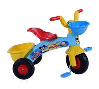 Triciclo primipassi Topolino Disney bici a tre ruote per bambini da 1 a 3 anni triciclo con pedali e cestino portagiochi