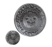 Trick o Treat Halloween Coin - Token decisionale in lega di zinco 3D | Regalo di Halloween da collezione spettrale | Pieno stravagante da parete | Halloweens Decor e Game Coin | Ornamento spaventoso d