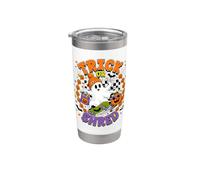 Trick Or Shred Ghost Skateboard Halloween Costume Pumpkin Bicchiere termico in acciaio inox doppia parete