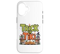 Trick Or Tiki - Gnomo Tiki per Halloween Custodia per iPhone 16
