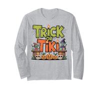 Trick Or Tiki - Gnomo Tiki per Halloween Maglia a Manica