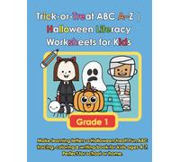 Trick-or-Treat ABC A-Z | Halloween Literacy Worksheets for Kids: Make learning letters a Halloween treat! Fun ABC tracing, coloring & writing book for kids ages 4-7. Perfect for school or home.