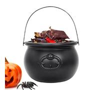 Trick-or-Treat Candy Pot - Bollitore per calderone Halloween | Calderone di Halloween della strega | Secchi per dolcetti di Halloween | Pentola per calderone di Halloween dal design spettrale per cara
