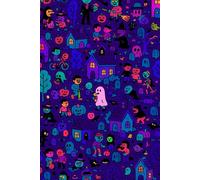 Trick or Treat Notebook, Cute Halloween Doodle Journal for Kids and Families: Fun spooky houses and costume doodles • 200 pages, 6x9 inch blank notebook for school, journaling, or creative writing