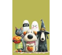 Trick or Treat Pets Notebook: Cute Halloween Animals College Ruled Notebook: #3