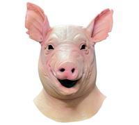 Spirale dal libro del maiale di sega maschera per adulti in lattice