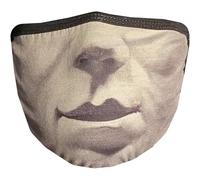 Trick Or Treat Studios Morris Costumes Maschera facciale riutilizzabile per adulti, Halloween, Michael Myers, bianco, taglia unica