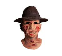 A Nightmare On Elm Street Deluxe Freddy Adulto Maschera Con Cappello Fedora