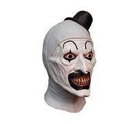 Trick Or Treat Studios Terrifier Art - Maschera da clown per adulti, bianco, taglia unica