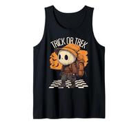 Trick or Trek Zucca Escursionista Halloween Art Per Lui Canotta