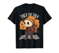 Trick or Trek Zucca Escursionista Halloween Art Per Lui Maglietta