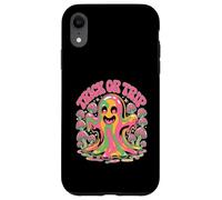 Trick or Trip T-Shirt - Psychedelic Skull Groovy Halloween Custodia per iPhone XR