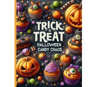 Trick & Treat: Halloween Candy Chaos: A Spooky-Fun Coloring Book for Teens Full of Haunted Sweets, Creepy-Cute Characters, and Wicked Treats