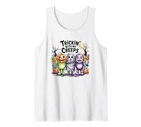 Trickin' with My Creeps Carino Halloween Monster Squad Canotta