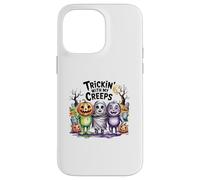 Trickin' With My Creeps Carino Halloween Monster Squad Custodia per iPhone 14 Pro Max