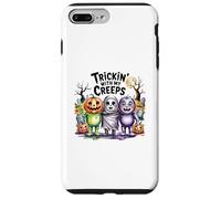 Trickin' With My Creeps Carino Halloween Monster Squad Custodia per iPhone 7 Plus/8 Plus