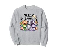 Trickin' with My Creeps Carino Halloween Monster Squad Felpa