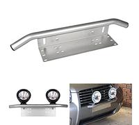 triclicks cromato universale paraurti kennzeichenhalterung Portatarga lavoro lampada titolare