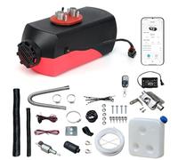 Triclicks Riscaldatore d'Aria Diesel Air Diesel Heater Riscaldatore Digitale Aerotermo Diesel per Auto 5KW 12V, aerotermo per Interni con Monitor LCD remoto per Camper, roulotte, Camion, Barche