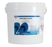 Tricloro Pastiglie da gr.200 kg.5 Lapi Cloro A lenta Dissoluzione Per Piscine