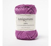 Tricot Cafè Amigurumi, Made in Italy - Filato Gomitoli in Puro cotone - Ideale per Bambole, Pupazzi e Borse a Uncinetto - Abbigliamento Leggero - Ferri/Uncinetto 3.00/4.00 (Ciclamino 3224, 1 Pezzo)