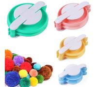 Tricotin Kit, Set Cucito, Telaio Per Realizzare Pompon In 4 Misure Diverse, Per Fai-Da-Te