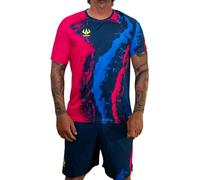 TRIDENT Completo Padel Uomo Tennis Maglia e Pantaloncini con Tasche per Padel Tennis Tecnologia DRY-TECH in Tessuto Premium Traspirante e Anallergico (M)