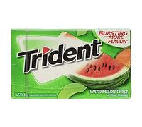 Trident Gomme da masticare senza zucchero Anguria Twist, 14 bastoncini, 26 g