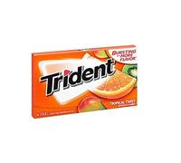Trident Gomme da masticare senza zucchero, gusto tropicale, 14 bastoncini da 26 g