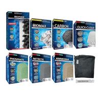 Trident Nova 406/407 - Kit di manutenzione e sostituzione del filtro di media filtrante, include sacchetti a rete Trident Nova (Quick Clear, BioFoam, Nitriti/fosfato/ammoniaca, carbonio, biomax)