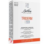 Bionike Triderm A.K. - Integratore Alimentare con Vitamina E, Niacina e Zinco, Antiossidante, Contrasta i Danni Solari e lo Stress Ossidativo, Contribuisce al Mantenimento della Pelle, 30 Capsule