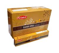 TRIDEV SUGANDH KOKILA Incenso Stick Premium Aromaterapia Masala Agarbatti 180g