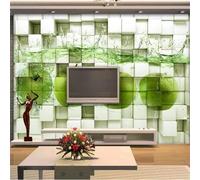 Tridimensionale Bassorilievo Geometrico Quadrato Fresco Frutta 3D Carta da Parati Premium Aspetto Della Seta Studio Soggiorno Camera Letto Parete Divano Muro-350cm×256cm