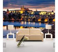 Tridimensionale Città Architettura Laghi Arte 3D Carta Da Parati Facile Installare Mobili Sfondi Ufficio Divano Camera Letto Sfondo Decorazione Murale-400cm×280cm
