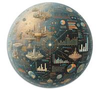 tridimensionale multidimensionale Jigsaw Puzzle Impossibili 1000 Pezzi Science Fiction Decorazione Per La Casa.Giochi Rilassamento E Intelligence Per Adulti E Ragazzi Da 14 Anni 1000pcs (67.5x67.5cm)