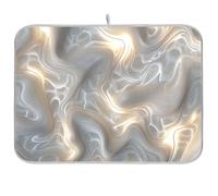 Tridimensionale Onda Bianca Astratta Cucina Piano di Lavabo Decor Piatto Asciugatrice Mat Grande Stendino Stuoia 18 x 24