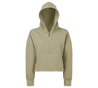 TriDri Felpa con Cappuccio Mezza Cerniera Donna (RW8176)