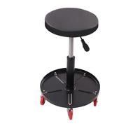 TRIEBAN Sgabello girevole da officina, da officina, regolabile in altezza, con seduta imbottita, confortevole, sgabello girevole, struttura stabile