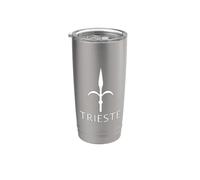 TRIESTE BANDIERA ITALIA GOLFO DI TRIESTE Bicchiere termico in acciaio inox doppia parete