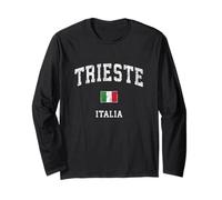 Trieste Italia Italia Vintage Atletica Sport Design Maglia a Manica