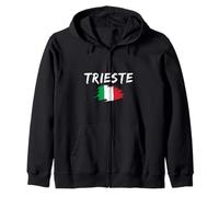 Trieste Italia Vintage Felpa con Cappuccio